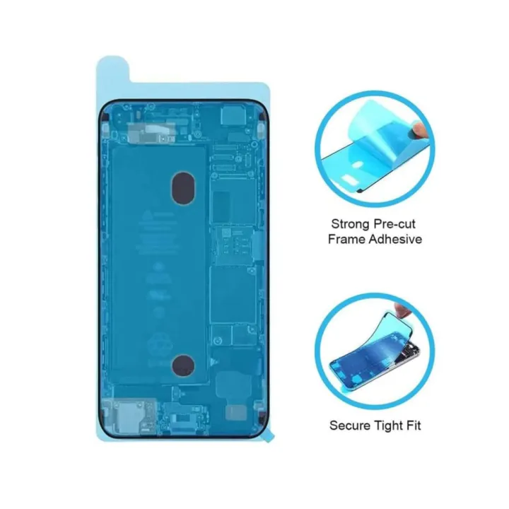 Waterproof%20Adhesive%20Sticker%20For%20iPhone%2014%20PRO%20MAX%20PLUS%20Front%20Housing%20Frame%20Tape%20Strips%20Screen%20Pre-Cut%20Seal%20Adhesive%20Replacement%20-%20Image%203
