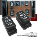 Left or Right Electric Master Control Power Window Switch For Mercedes for Benz E W124 W126 W201 W463 1248204610 1248204510. 