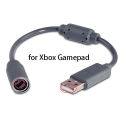 For Xbox 360 Controller Cable Splitter USB Breakway Wire Game Player Convert Adapter Line Connector Cord Replacement Cable. 