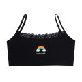 3PCS Teenage Girls Small Training Bras Cute Kids Rainbow Printed Sports Vest Bra Students Children Brassiere Underwear Tube Tops. 
