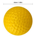 50pcs 42mm Plastic Golf Hollow Balls Indoor and Outdoor Golf Practice Balls PE Toy Balls JQ895452. 