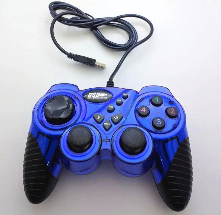 Double Shock USB Wired Gamepad Joystick Controller For PC Windows ...
