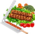 Bbq Meat Skewer Machine Kebab Press Maker Reusable Manual Kebab Mould Kebab Preparation Bbq Tool For Meat Vegetable Grilling Bbq.