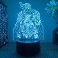 Anime Led Light Berserk Guts Figure for Bedroom Decorative Night Light Birthday Gift Kids Room 3d Table Lamp Manga Berserk. 