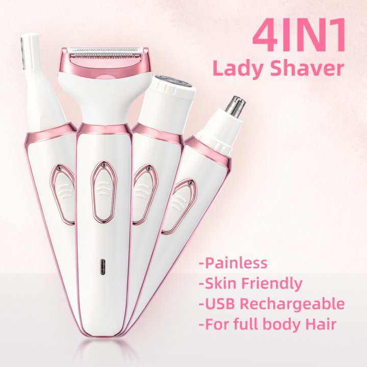 4%20In%201%20Electric%20Lady%20Shaver,%20Body%20Hair%20Removal%20Epilator,%20Painless%20Cordless%20Trimmer%20Razor,%20%20For%20Women%20-%20Image%204