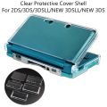 For 2DS 3DS 3DSLL NEW 3DSLL NEW 3DS Clear Split Shell Transparent Protective Cover Case Screen Film LCD Screen Protector.