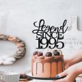 legend since 1995 cake topper 30th birthday happy birthday cake topper men and women cheer 30 years old. 