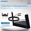 FENVI Antenna Cable Dual Band 2.4G/5GHz For PCI-E Desktop WiFi Adapter RP SMA External Rotating Magnet Antenna for AX210 Router. 