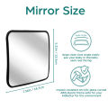 1pc Shatterproof Baby Car Mirror Car Safety Seat Rearview Mirror, Easy Install, Universal Fit.