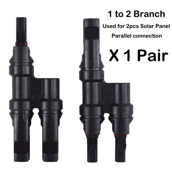 1%20Pair%20IP67%20Solar%20PV%20Connector%20Approved%202%20to%201%20T%20Branch%20Male%20And%20Female%20Solar%20100%25%20PP0%20Parallel%20DIY%20Solar%20Kits%20System%20-%20Image%202