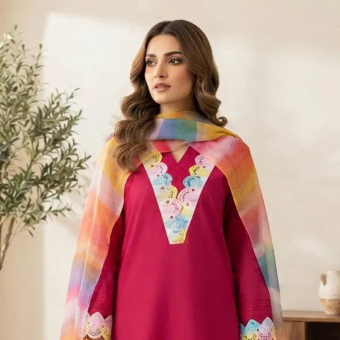 Linen%202%20Piece%20Kurti%20Kameez%20Dress%20for%20Women%20and%20Girls%20Trendy%20Stylish%20Comfortable%20Daily%20Wear%20Fabric%20-%20Image%203
