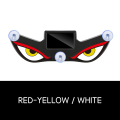 Car Window Decorative Light Solar Powered Devil Eyes Breathing Light Wireless LED Anti-Collision Signal Lamp Automatic Lights On. 