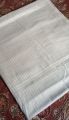 Sliver Tilla Lining-Cotton Crinkle Dupatta-Full Size-White Color-Dyeable-2.50 Gaz. 