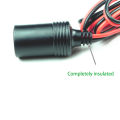 Car Battery Terminal Clip-on Cigarette Power Socket Adaptor 12v Camping xmas.