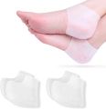 Pack of 2 & 1 Silicone Heel Protector, Heel Cushion, Heel Pads,Gel Heel Cups(2 Pieces), for Plantar Fasciitis,Blister, Cracked Foot, Bone Spur Relief,Heel Pain, Achilles Tendinitis for Men & Women (No Color Choice). 