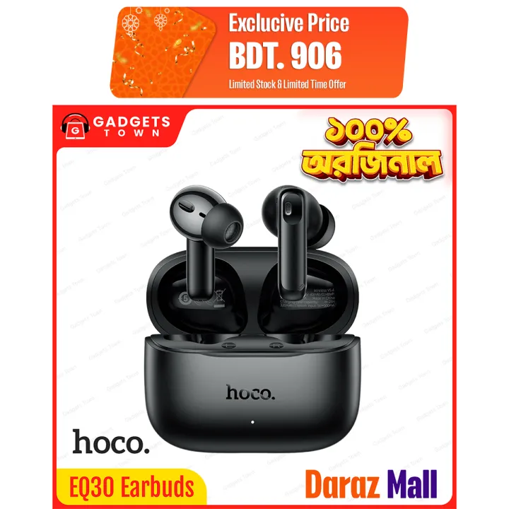 HOCO%20%7C%20EQ30%20%7C%20TWS%20Wireless%20Earbuds%20%7C%20Bluetooth%206.0%20(AB5656C)%20%7C%20Up%20to%207%20Hours%20Playback%20%7C%20300mAh%20Case%20+%2040mAh%20Earbuds%20%7C%20Hall%20Switch%20Auto%20Connect%20%7C%20Semi%20In-Ear%20Comfort%20Fit%20%7C%20Touch%20Control%20%7C%20Wireless%20Earphones%20for%20Android%20iPhone%20-%20Image%202