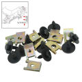 20pcs Hex Head Tapping Socket Bolt Screw Clips With Speed Fastener Engine Shield For Under Tray Splash Guard For BMW. 