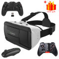 VR Glasses 3D Headset Virtual Reality Helmet Cell Phone Goggle Devices Viar Lenses Smartphone Smart VR Game Video Controller Set.