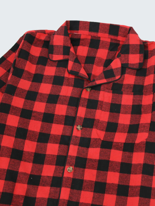 Mens%20Flannel%20Pajama%20Sets%20Cotton%20Plaid%20Pajamas%20for%20Men%20Pjs%20Set%20Soft%20Lounge%20Sleepwear%20Pj%20Pants%20with%20Pockets%20Flannel%20Shirts%20-%20Image%205