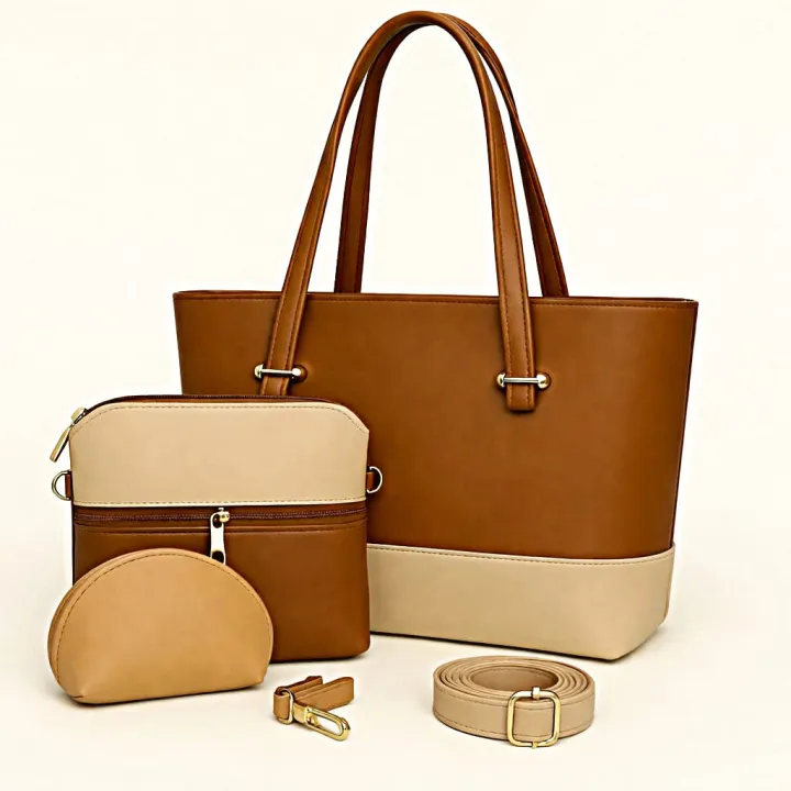 3-Piece%20Dual-Tone%20Women%E2%80%99s%20Handbag%20Set%20-%20Textured%20PU%20Leather%20Large%20Tote%20with%20Tassel%20Detail%20-%20Matching%20Crossbody%20Messenger%20Purse%20&%20Mini%20Pouch%20for%20Ladies%20-%20New%202026%20Office%20&%20Party%20Wear%20Collection%20-%20Image%203