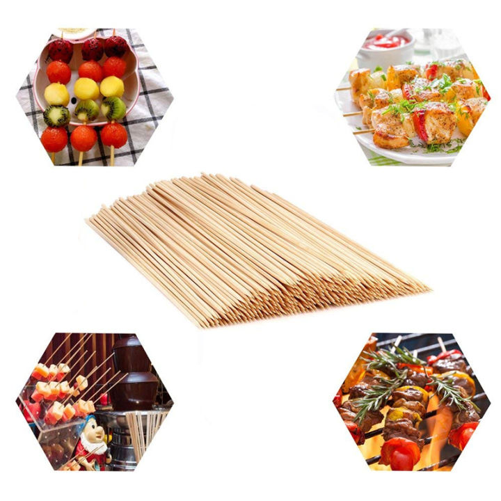 LMETJMA%2090%20Pcs%2025cm%20Natural%20Bamboo%20BBQ%20Skewers%20Bamboo%20Sticks%20BBQ%20Kabob%20Skewers%20For%20Grilling%20Appetiser%20Barbecue%20JT47%20-%20Image%202
