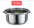 Miyako rice cooker stainless steel inner pot (1.8 litre). 