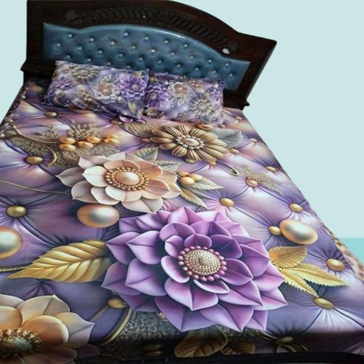 Premium%20King%20Size%203D%20Design%20Bed%20Sheet%20with%202%20Pillow%20Cover%20&%201%20Side%20pillow%20Cover%20-%20Image%208