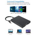 USB Floppy Disk Reader Drive 3.5" External Portable 1.44 MB FDD Diskette Drive for Mac Windows 10/7/8/XP/Vista PC Laptop Desktop. 