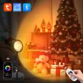 Tuya Smart Projection Light Remote Control APP Connection Holiday Party Bedroom Halo Projection Selfie Background Lighting. 