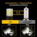 [White+Flash/Square Base] Rtd M:02E 6 Chip Motorcycle Headlight Motorcycle Led Headlight Led Headlight Headlight Bulb Motorcycle Headlight. 