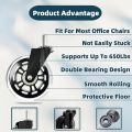 5PCS Universal Mute Caster 50KG Wheel 10mm 11mm Replacement Office Chair Swivel Rollers 360 Degree Wheels Furniture Hardware. 