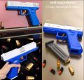 toy gun for kids -  Glock M1911 airsoft machine for kids - gun toys for boys and kids airsoft for kids, high quality plastic material | Glock Soft Bullet Toy Gun Shell Ejection Foam Darts Blaster Pistol Manual Airsoft Gun With Silencer For Kid Adult. 