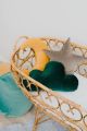 Soft Velvet Fancy Decorative Pack Of 3 Kids Room Cushion-Baby Cot Pillows-Babies Carry Nest Nursery Cushion Star Moon And Cloud Shape. 