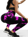 Women's Seamless Tie-dye Yoga Pants High Waist Soft Comfortable Gym Fitness Sportswear Workout Leggings Tights.