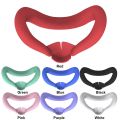 Silicone VR Face Cover for Meta Quest 3 Silicone Eye Mask Sweatproof Mask Face Cushion Replacement for VR Glasses Accessories.