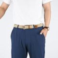 1Pcs New Luxury Men's Elastic Woven Belt Casual Sports Canvas Golf Belt Adjustable Waistband,For Men Women,For Jeans Pants Dress. 