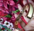 Necklace and kara. 