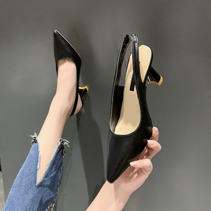 Summer%20Fashion%20New%20Breathable%20Pointed%20Toe%20Stiletto%20Heel%20PU%20Comfortable%20and%20Elegant%20Women's%20Shoes%20Shallow%20Mouth%20%20Sandals%20-%20Image%203