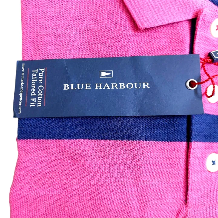 Marks%20&%20Spencer%20Pure%20100%25%20Cotton%20Polo%20T%20Shirt%20Half%20Sleeves%20T%20Shirt%20For%20Men%20&%20Boys%20New%20Arrival%20Fashion%20Pink%20Blue%20Stripes%20-%20Image%204