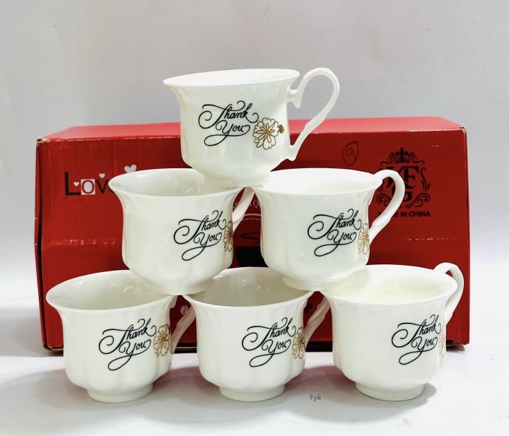 6 pcs ceramic cup set & tea mug 6 pcs set