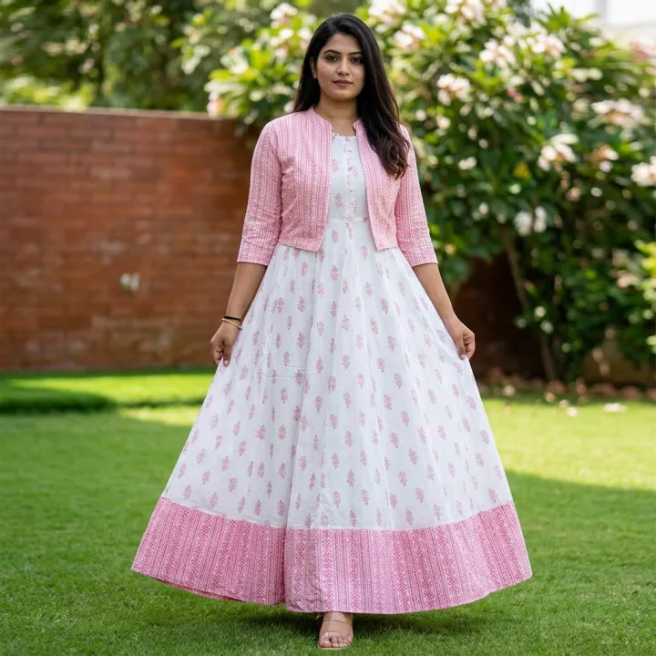 China%20Lilen%20Fabrics%20Gown%201piece%20long%20kurti%20different%20koti,%20Gown%20long%20kurti%20For%20Stylish%20Women%20/%20Girls%20Fashionable%20-%20Image%202
