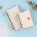 A7/A6 Cute Daisy Spiral Binder Notebook Agenda Cover with Storage Bag Kawaii Transparent School Diary Journal Planner Stationery. 