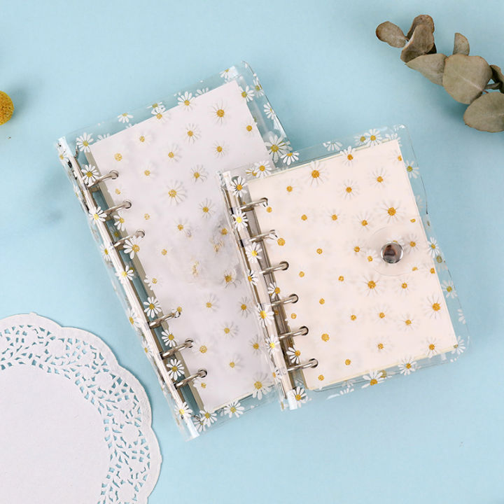 A7/A6%20Cute%20Daisy%20Spiral%20Binder%20Notebook%20Agenda%20Cover%20with%20Storage%20Bag%20Kawaii%20Transparent%20School%20Diary%20Journal%20Planner%20Stationery%20-%20Image%202