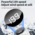 Waist Mounted High-speed Car Clip Fan USB Charging Umbrella Clip Neck Hanging Portable Mini Fan Outdoor Work Fan. 
