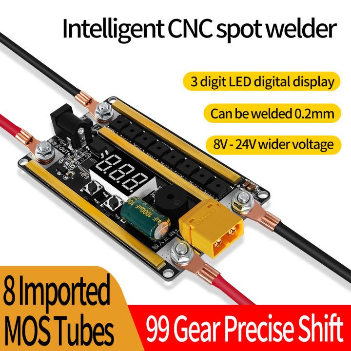 99 Gears 8V24V Spot Welder Kit Digital Power Adjustable Spot Welding