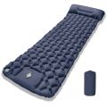 Outdoor Camping Inflatable Mattress Ultralight Air Mat with Built-in Pump Hiking Sleeping Pad Pillow. 