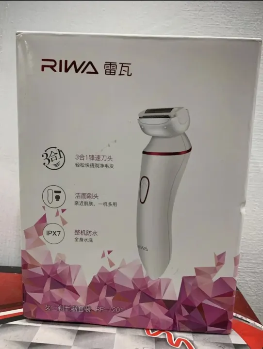 Riwa RF 1201 women rechargeable weat and try shaver | Daraz.pk
