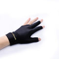 Spandex Snooker Billiard Cue Glove Pool Left Hand Open Three Finger Accessory. 