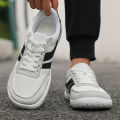 New Wide Toe Men Shoes Casual Versatile Soft Sole Wide Last Shoes Walking Sneakers Breathable Mesh Comfortable Barefoot Shoes. 