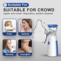 Mesh Nebuliser/Nebulizer portable handheld, easy for travel ,noise free , silent , effective, chargeable,  battery operated as well ,ultrasonic,  compact, USB powered, for asthama , flu ,breathing problem solution,affordable  for children and house use. 